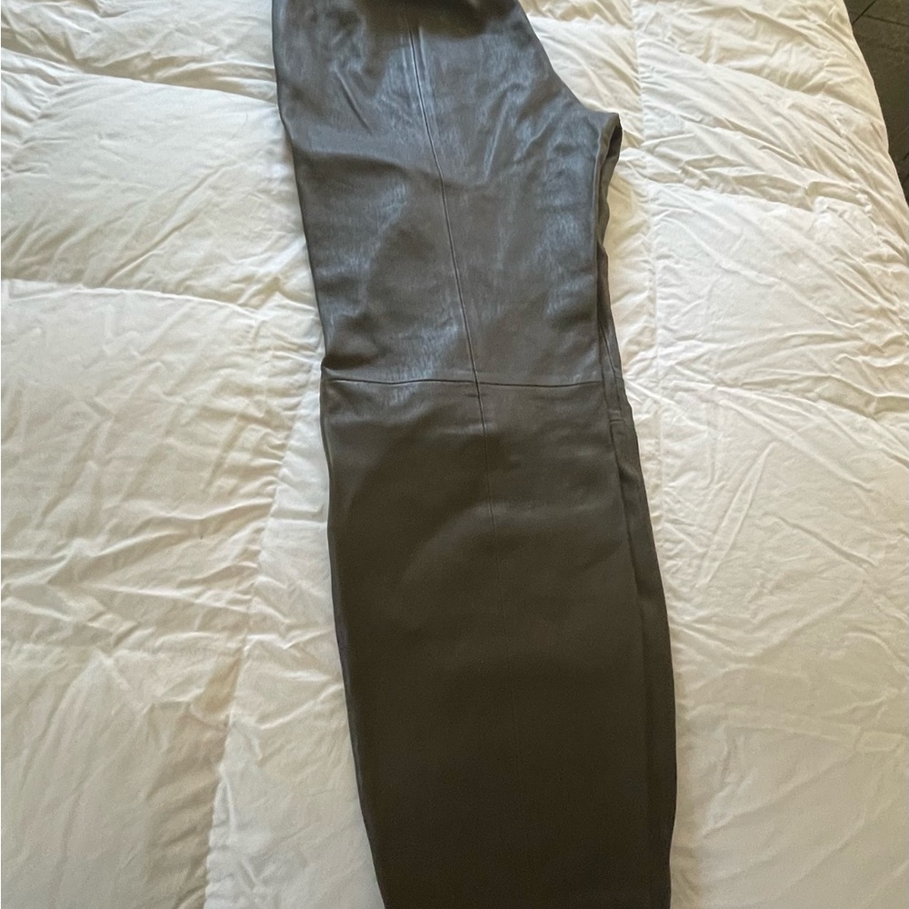 Beautiful new leather Vince pants. Soft leather beautiful color. Must get